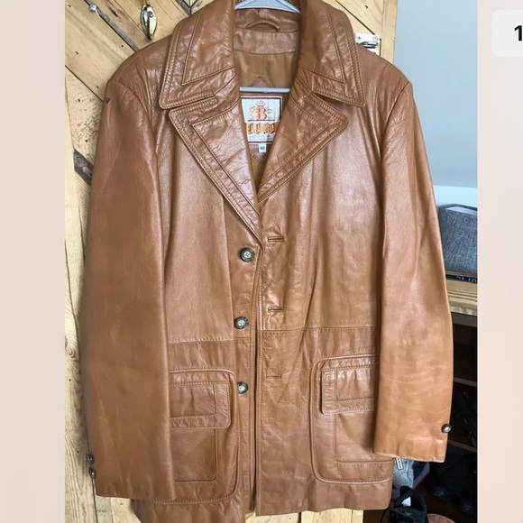 leather baracuta jacket